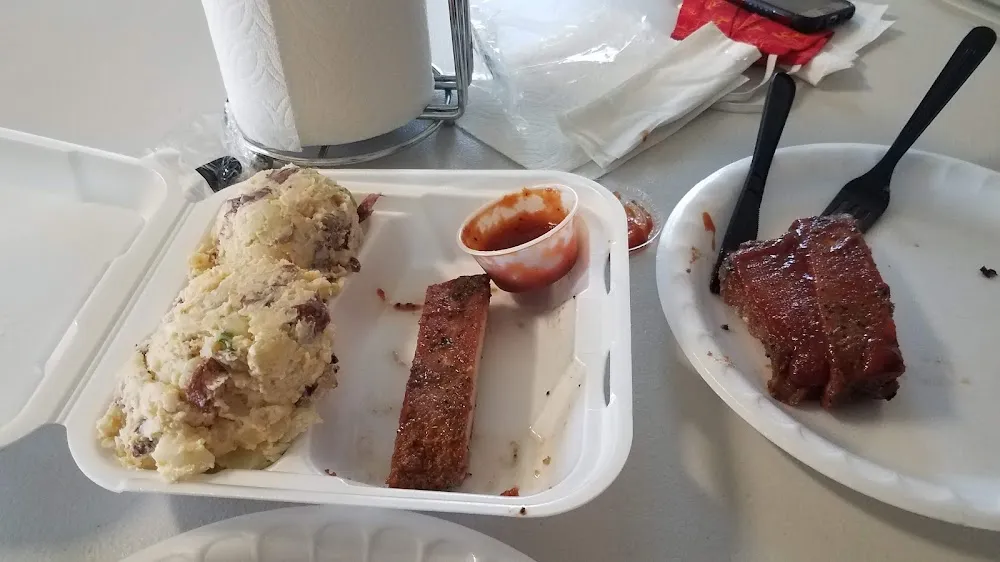 Ribs with Potato Salad